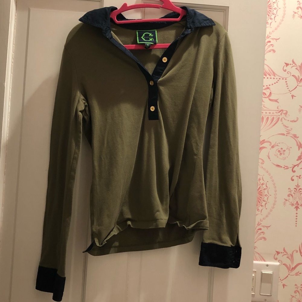 C Wonder collared long sleeve